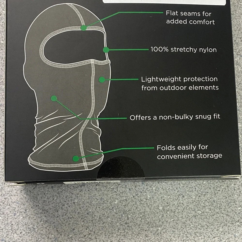 Black Nylon Balaclava